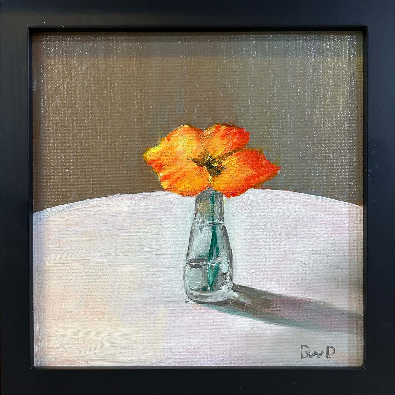 Orange/yellow Flower Painting, teamsuicideprevention.org