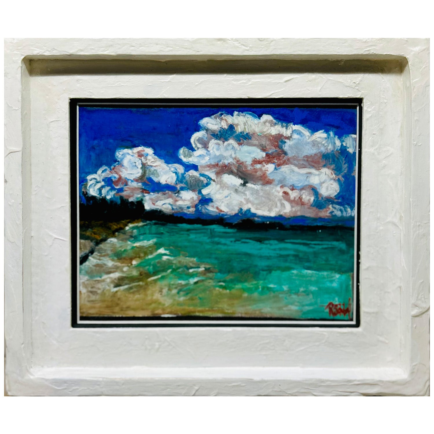 "Pirates Cove" Original Oil Painting by Rhiannon Shurbert, teamsuicidepreention.org