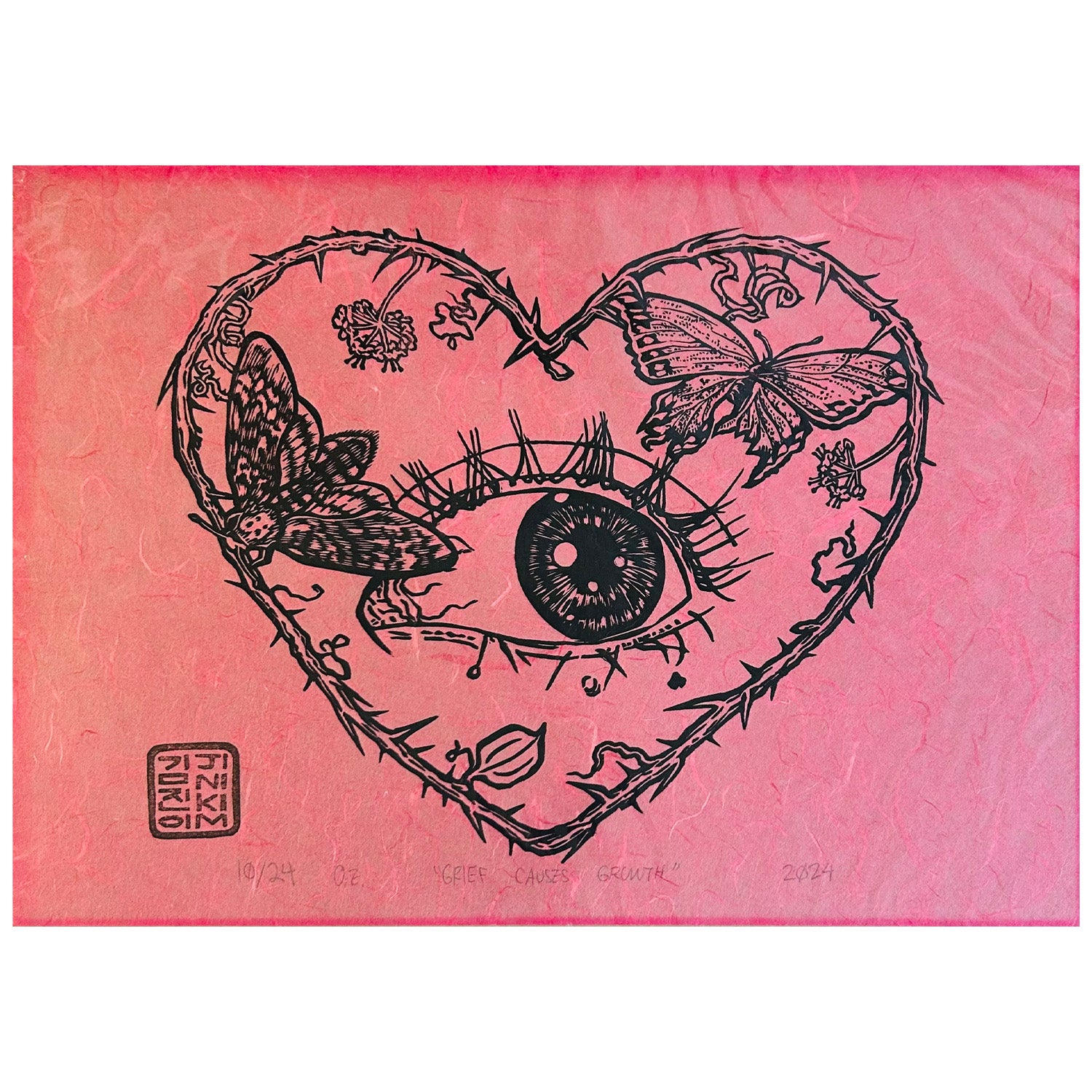 Grief Causes Growth Print 10/24 by Jini Veenker